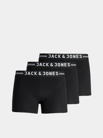 Нижнее белье JACK & JONES SENSE TRUNKS модель 12081832_Black Black waistband Фото