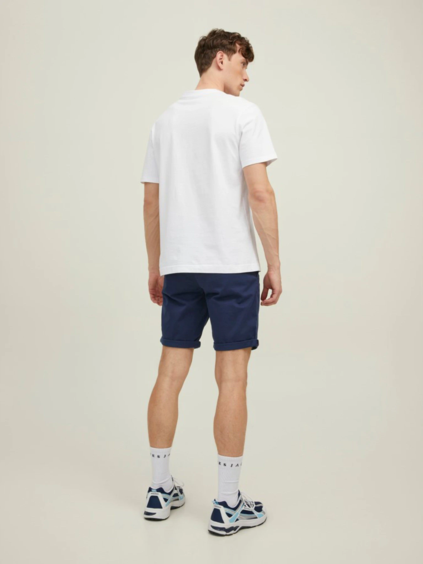 Шорты JACK & JONES BOWIE SHORTS модель 12165604_Navy Blazer Шорты JACK & JONES BOWIE SHORTS модель 12165604_Navy Blazer Фото