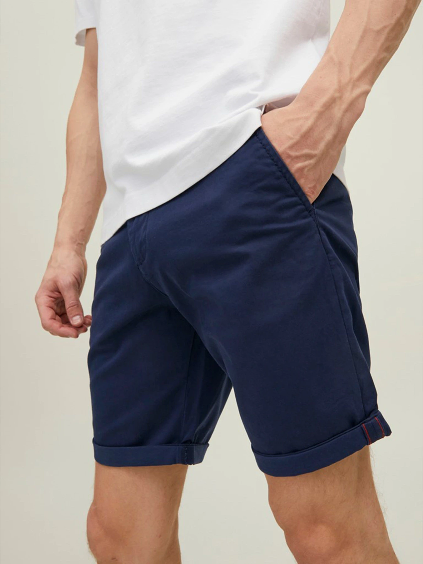 Шорты JACK & JONES BOWIE SHORTS модель 12165604_Navy Blazer Шорты JACK & JONES BOWIE SHORTS модель 12165604_Navy Blazer Фото