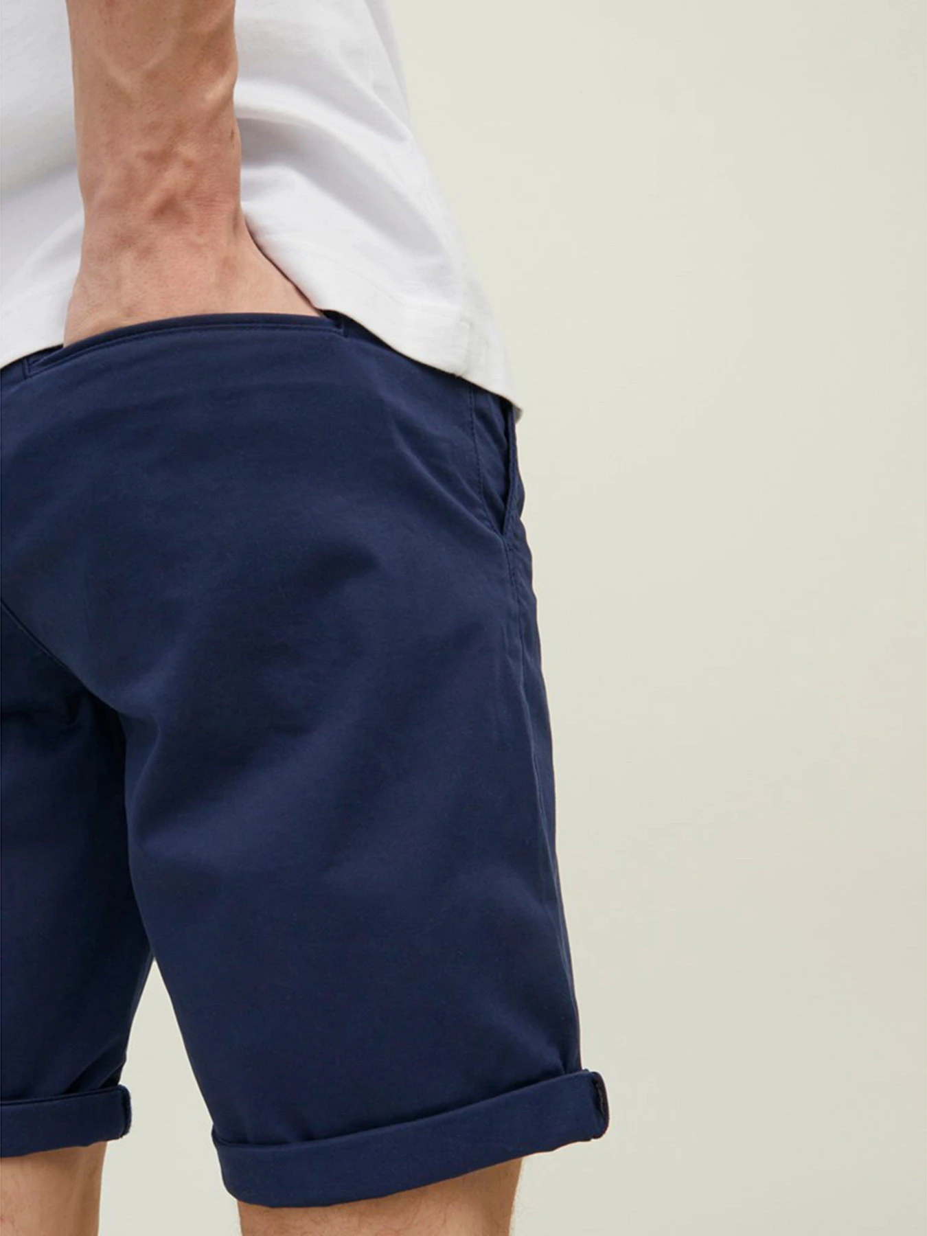 Шорты JACK & JONES BOWIE SHORTS модель 12165604_Navy Blazer Шорты JACK & JONES BOWIE SHORTS модель 12165604_Navy Blazer Фото