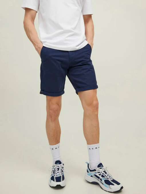 Шорти JACK & JONES BOWIE SHORTS модель 12165604_Navy Blazer Фото