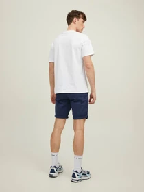 Шорты JACK & JONES BOWIE SHORTS модель 12165604_Navy Blazer Фото