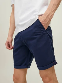 Шорты JACK & JONES BOWIE SHORTS модель 12165604_Navy Blazer Фото
