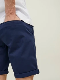 Шорты JACK & JONES BOWIE SHORTS модель 12165604_Navy Blazer Фото