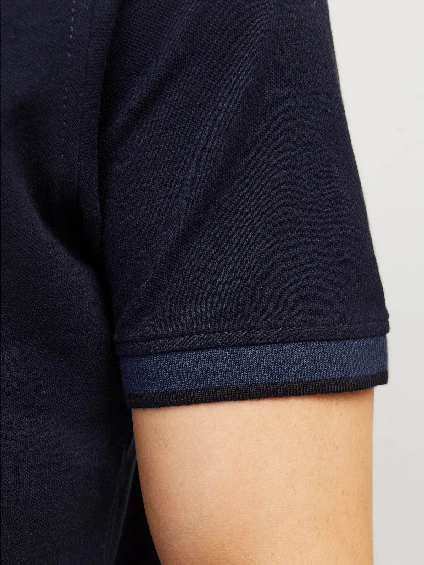 Футболки і поло JACK & JONES модель 12136668_Dark Navy SLIM FIT Фото