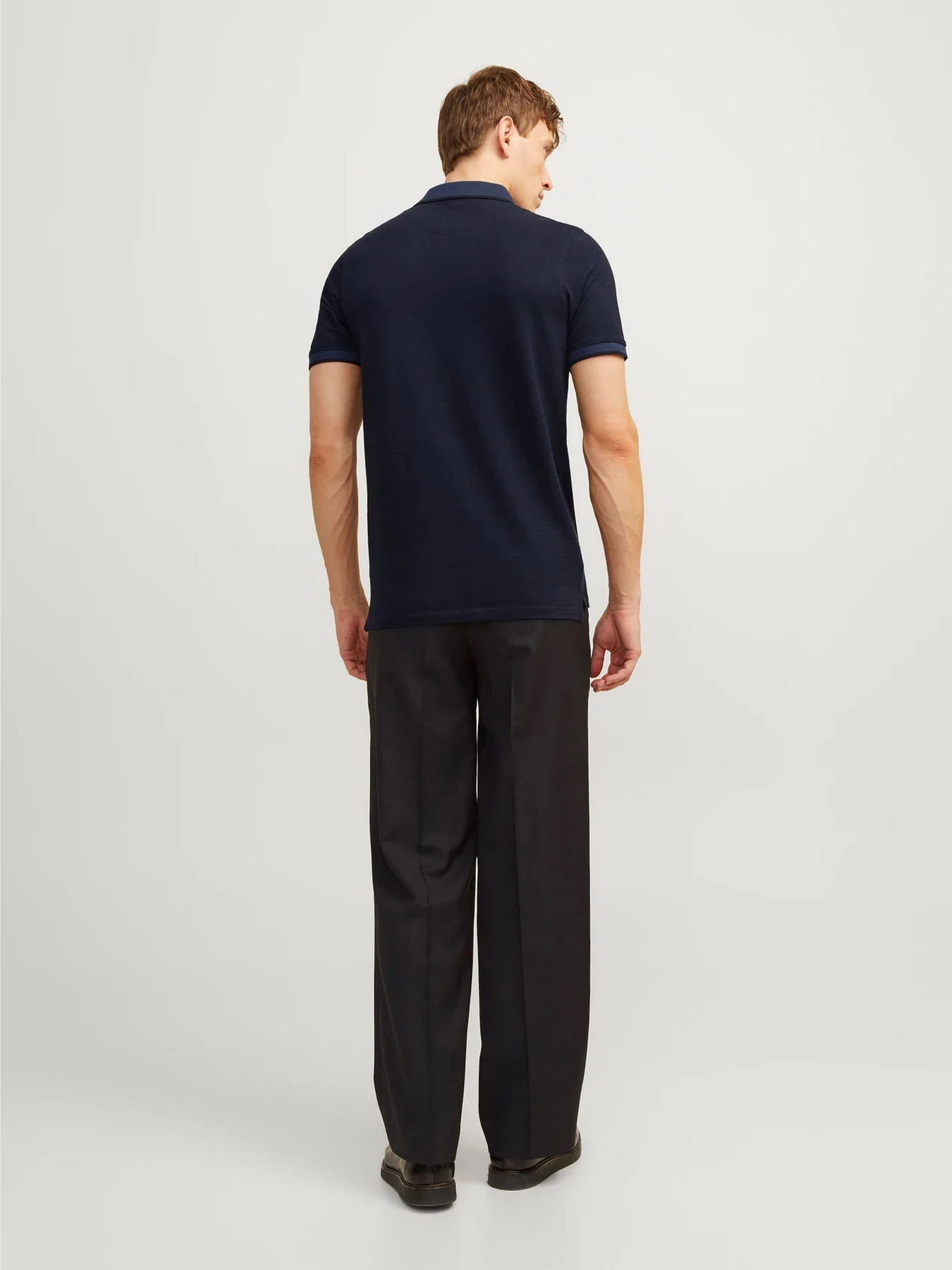 Футболки і поло JACK & JONES модель 12136668_Dark Navy SLIM FIT Фото