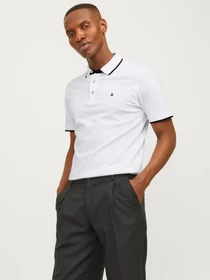 Футболки і поло JACK & JONES модель 12136668_White SLIM FIT Фото