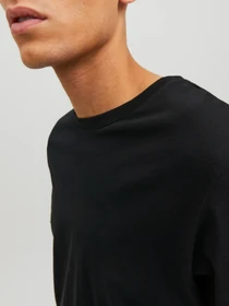 Футболки і поло JACK & JONES ORGANIC BASIC TEE модель 12156101_Black SLIM Фото