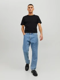 Футболки і поло JACK & JONES ORGANIC BASIC TEE модель 12156101_Black SLIM Фото