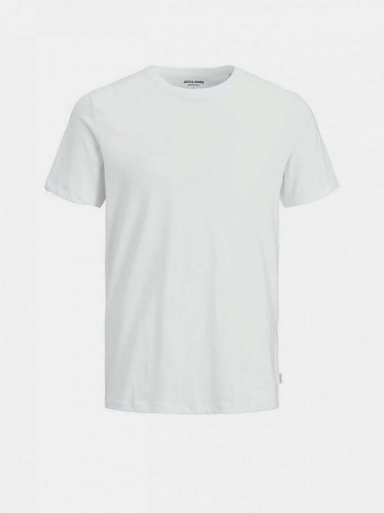 Футболки і поло JACK & JONES ORGANIC BASIC TEE модель 12156101_White SLIM Фото
