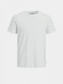 Футболки і поло JACK & JONES ORGANIC BASIC TEE модель 12156101_White SLIM Фото