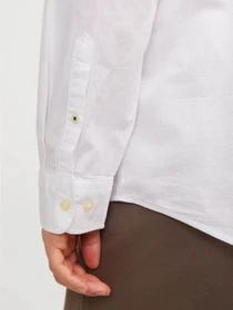 Рубашки JACK & JONES модель 12182486_White SLIM FIT Фото