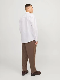 Рубашки JACK & JONES модель 12182486_White SLIM FIT Фото