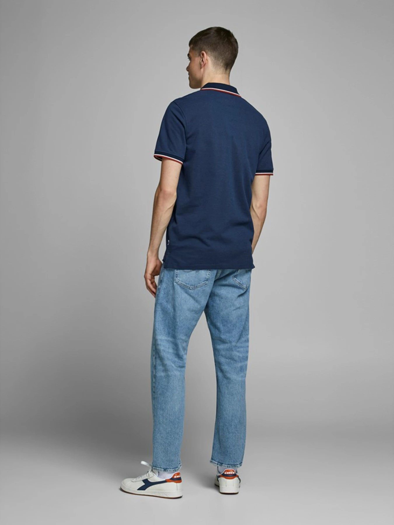 Футболки и поло JACK & JONES модель 12169064_Navy Blazer Футболки и поло JACK & JONES модель 12169064_Navy Blazer Фото