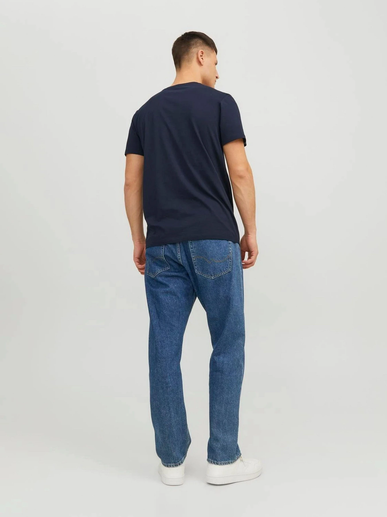 Футболки и поло JACK & JONES модель 12233999_Navy Blazer Футболки и поло JACK & JONES модель 12233999_Navy Blazer Фото