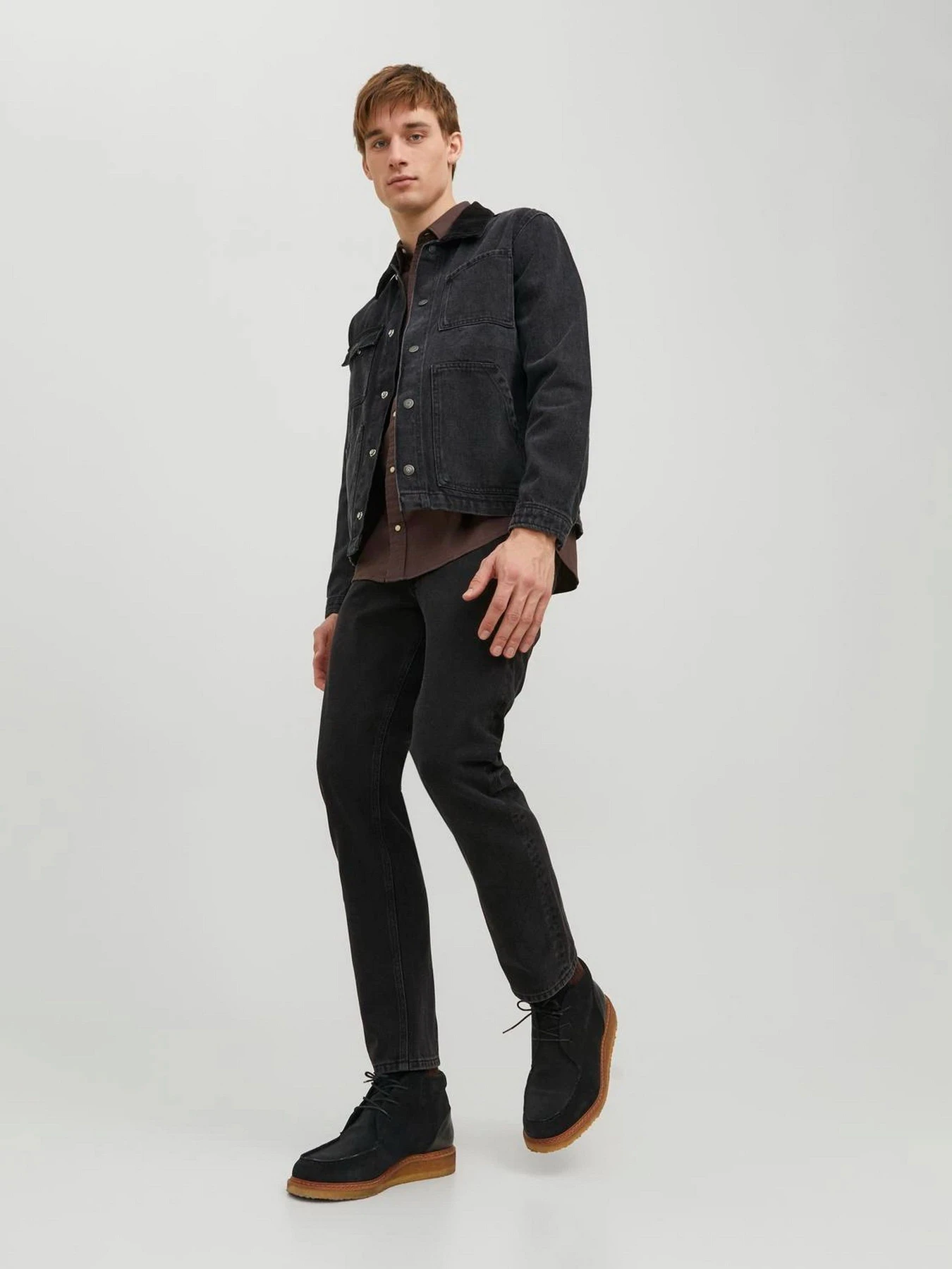 Джинсы JACK & JONES модель 12237392_Black Denim Джинсы JACK & JONES модель 12237392_Black Denim Фото