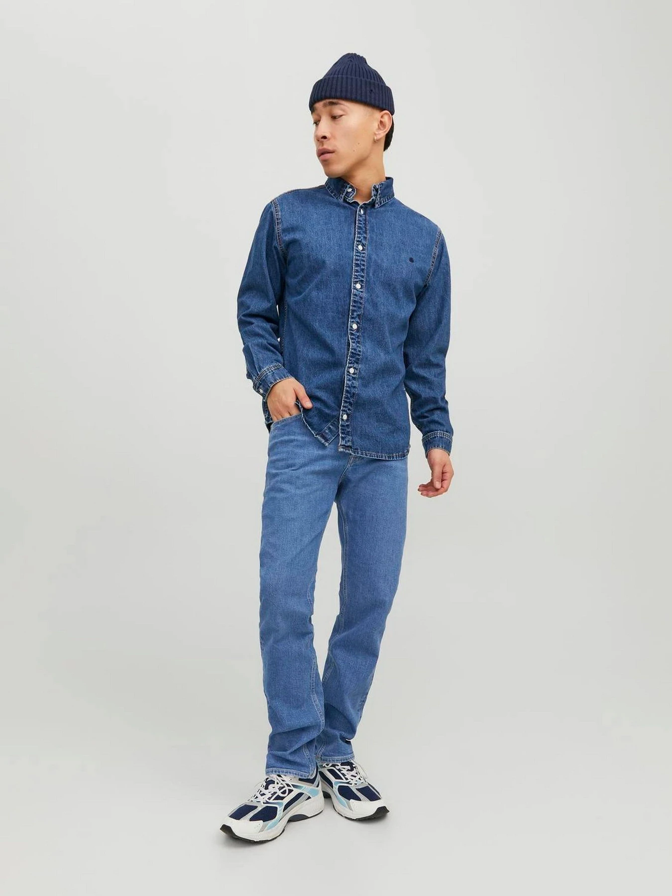 Джинсы JACK & JONES модель 12242320_Blue Denim Джинсы JACK & JONES модель 12242320_Blue Denim Фото