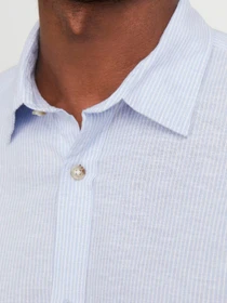 Сорочки JACK & JONES модель 12248384_Cashmere Blue /WHITE Фото