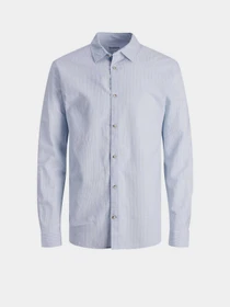 Сорочки JACK & JONES модель 12248384_Cashmere Blue /WHITE Фото