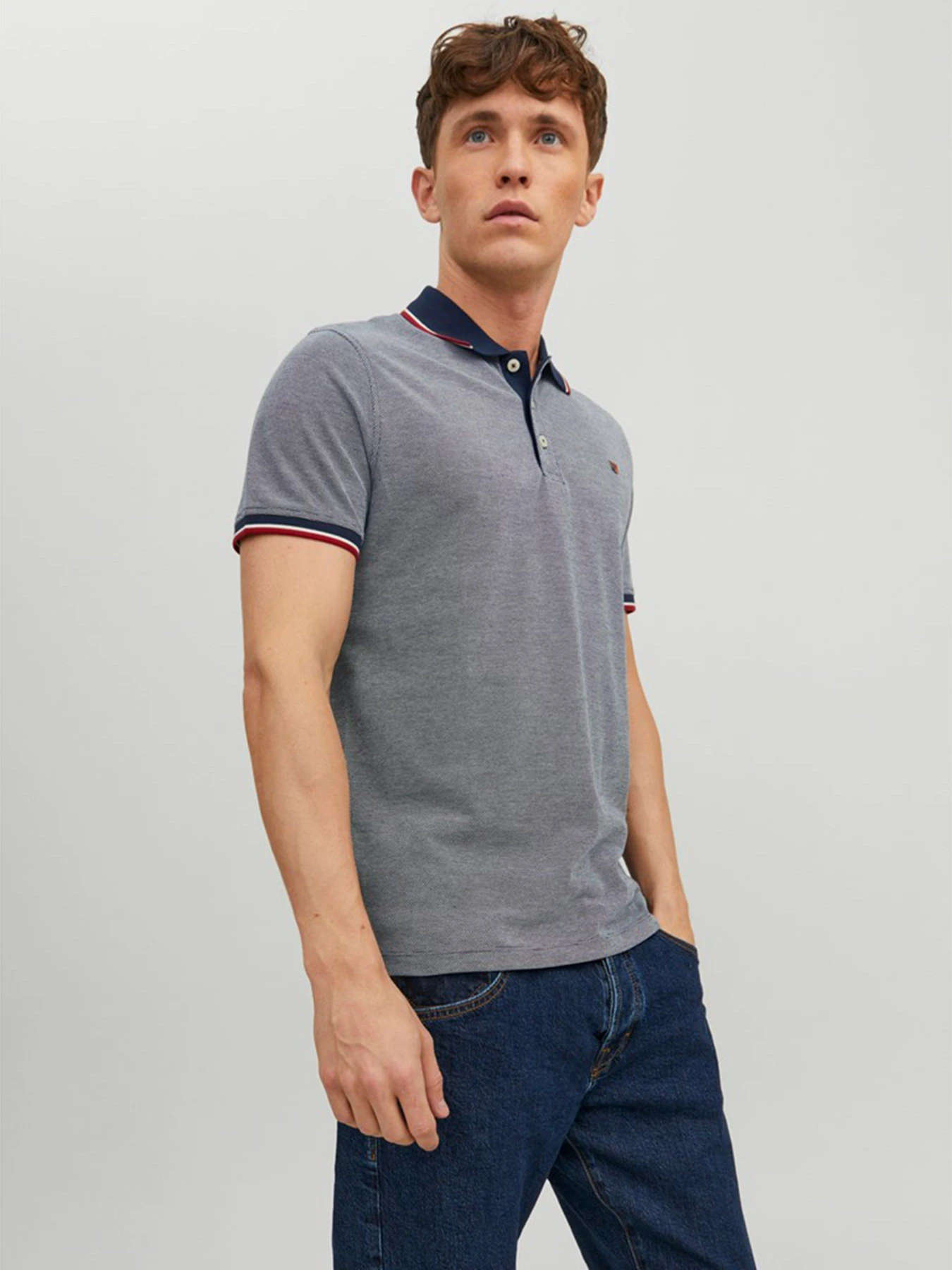 Футболки і поло JACK & JONES модель 12169064_Mood Indigo Футболки і поло JACK & JONES модель 12169064_Mood Indigo Фото
