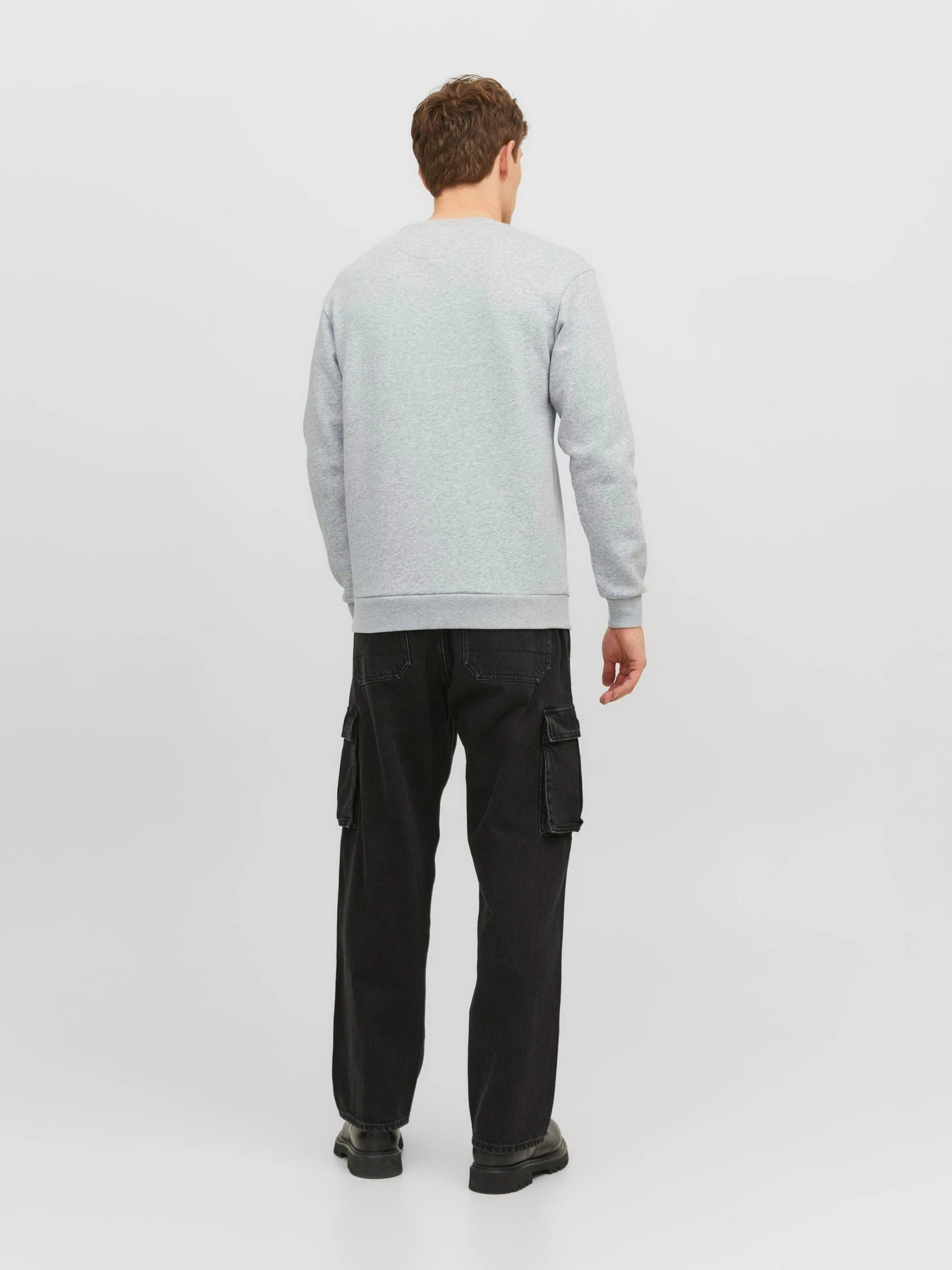 Худи и свитшоты JACK & JONES модель 12249341_Light Grey Melange Фото