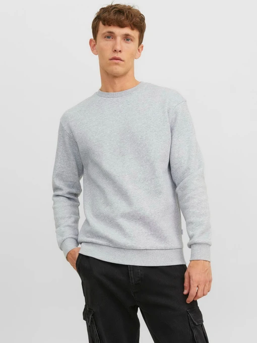 Худі та світшоти JACK & JONES модель 12249341_Light Grey Melange Фото