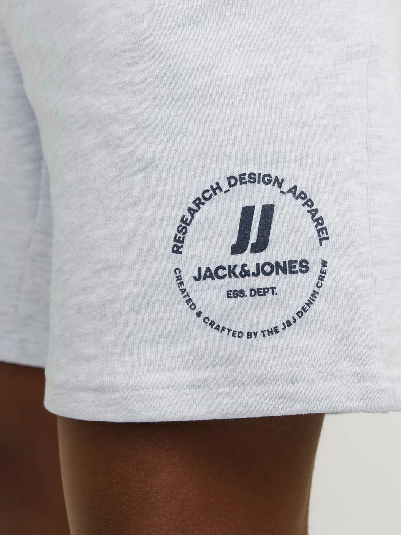 Шорты JACK & JONES модель 12249922_White Melange Фото