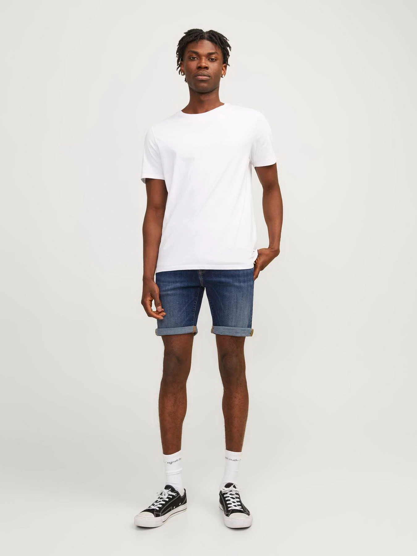 Шорты JACK & JONES модель 12250489_Blue Denim Шорты JACK & JONES модель 12250489_Blue Denim Фото