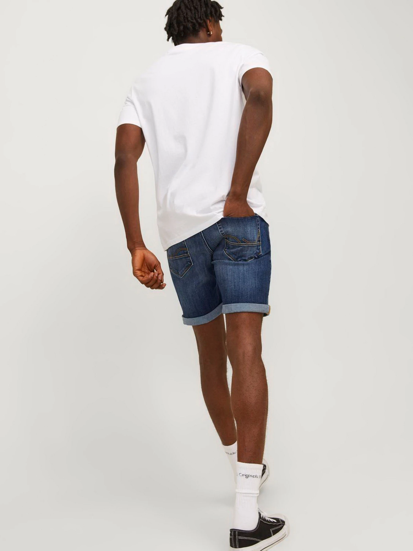 Шорты JACK & JONES модель 12250489_Blue Denim Шорты JACK & JONES модель 12250489_Blue Denim Фото