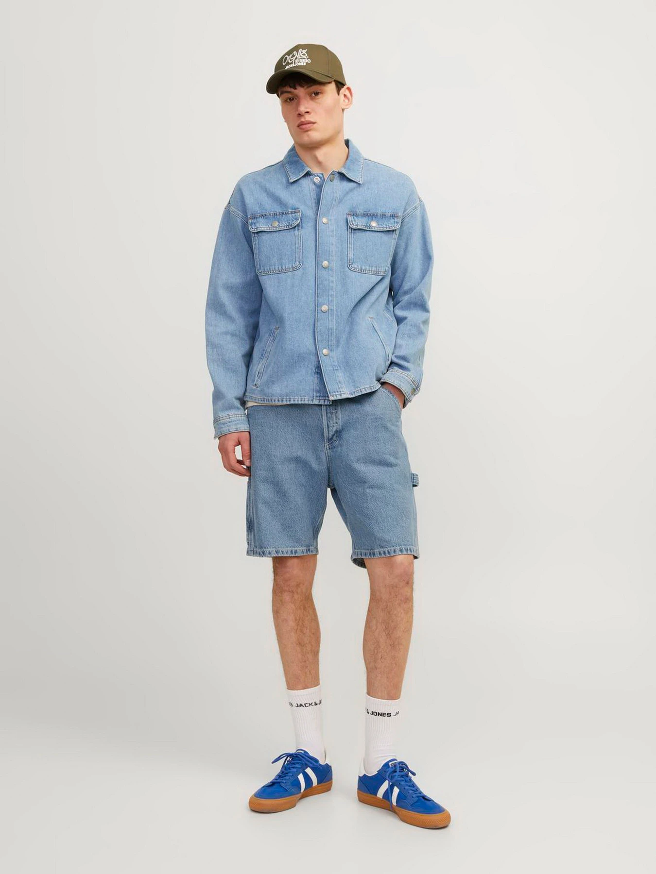 Шорты JACK & JONES модель 12252719_Blue Denim Шорты JACK & JONES модель 12252719_Blue Denim Фото