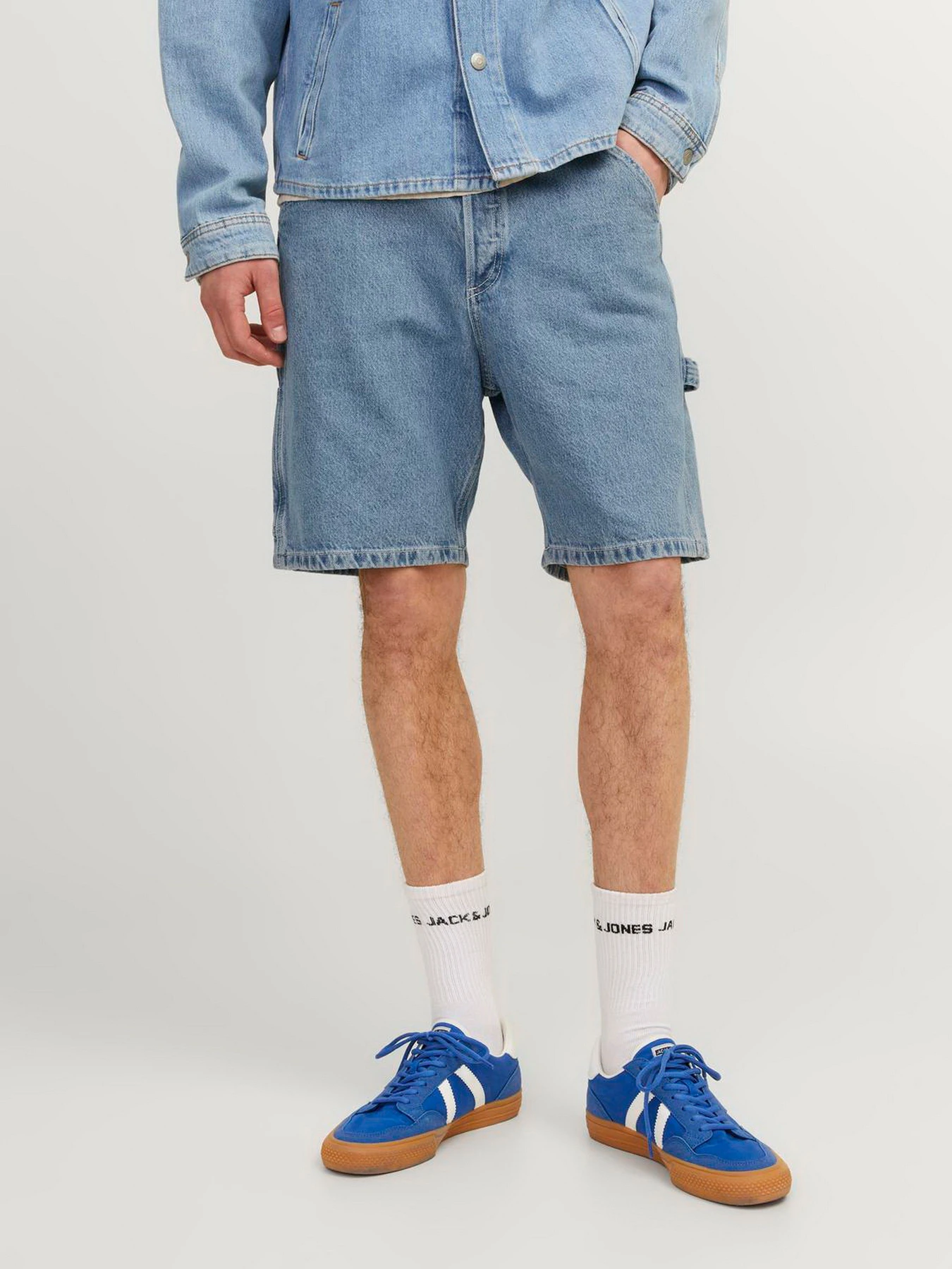 Шорты JACK & JONES модель 12252719_Blue Denim Шорты JACK & JONES модель 12252719_Blue Denim Фото