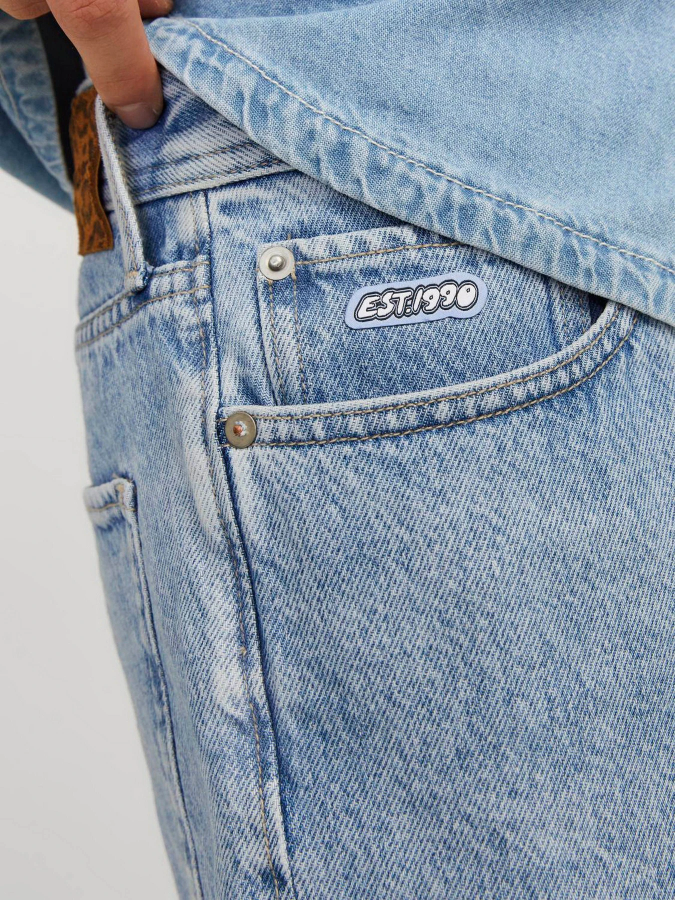 Шорты JACK & JONES модель 12252743_Blue Denim Шорты JACK & JONES модель 12252743_Blue Denim Фото