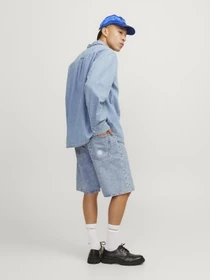 Шорты JACK & JONES модель 12252743_Blue Denim Фото