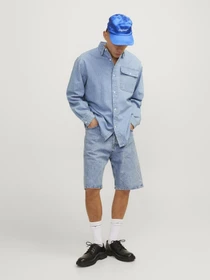 Шорты JACK & JONES модель 12252743_Blue Denim Фото