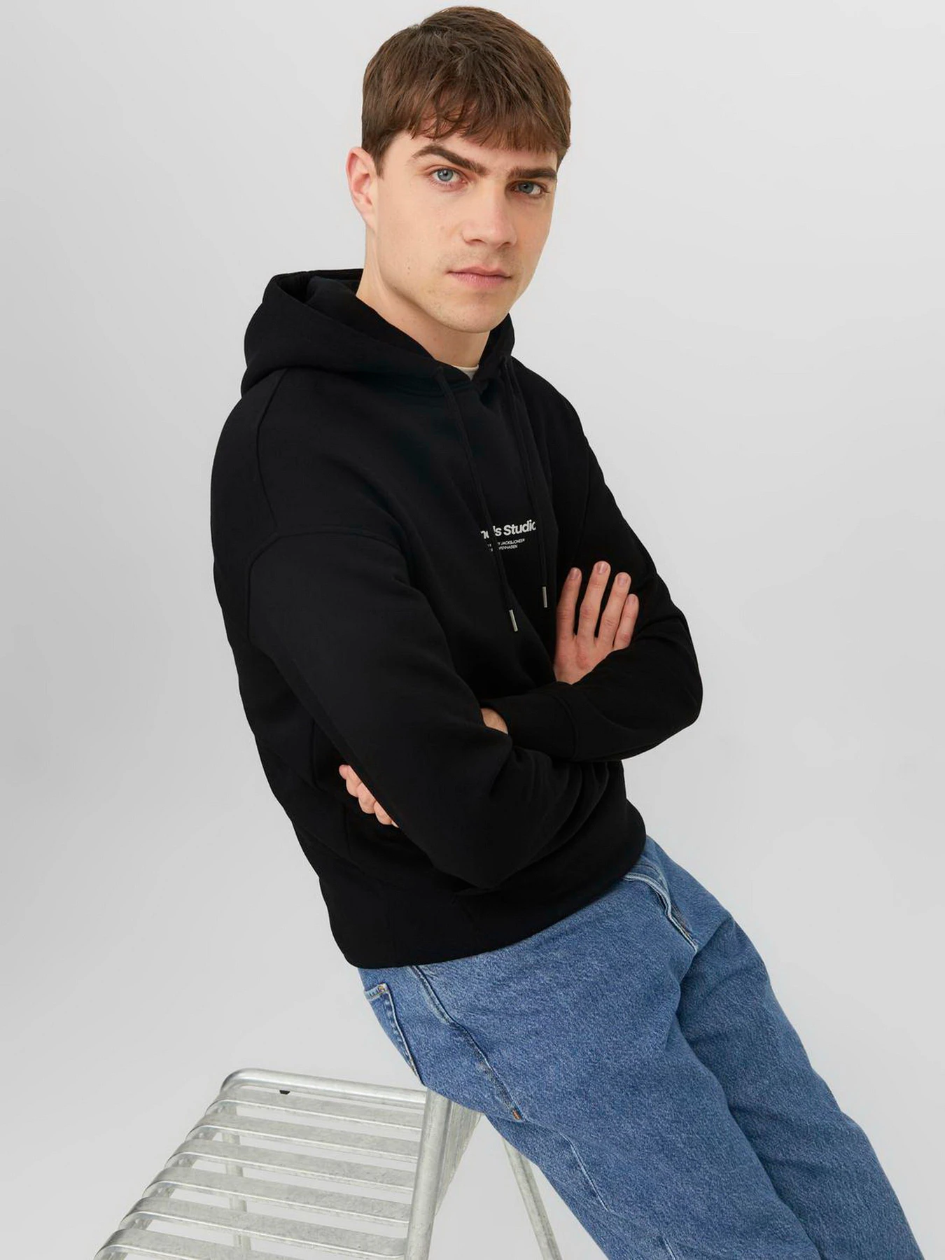 Худи и свитшоты JACK & JONES модель 12241687_Black Фото