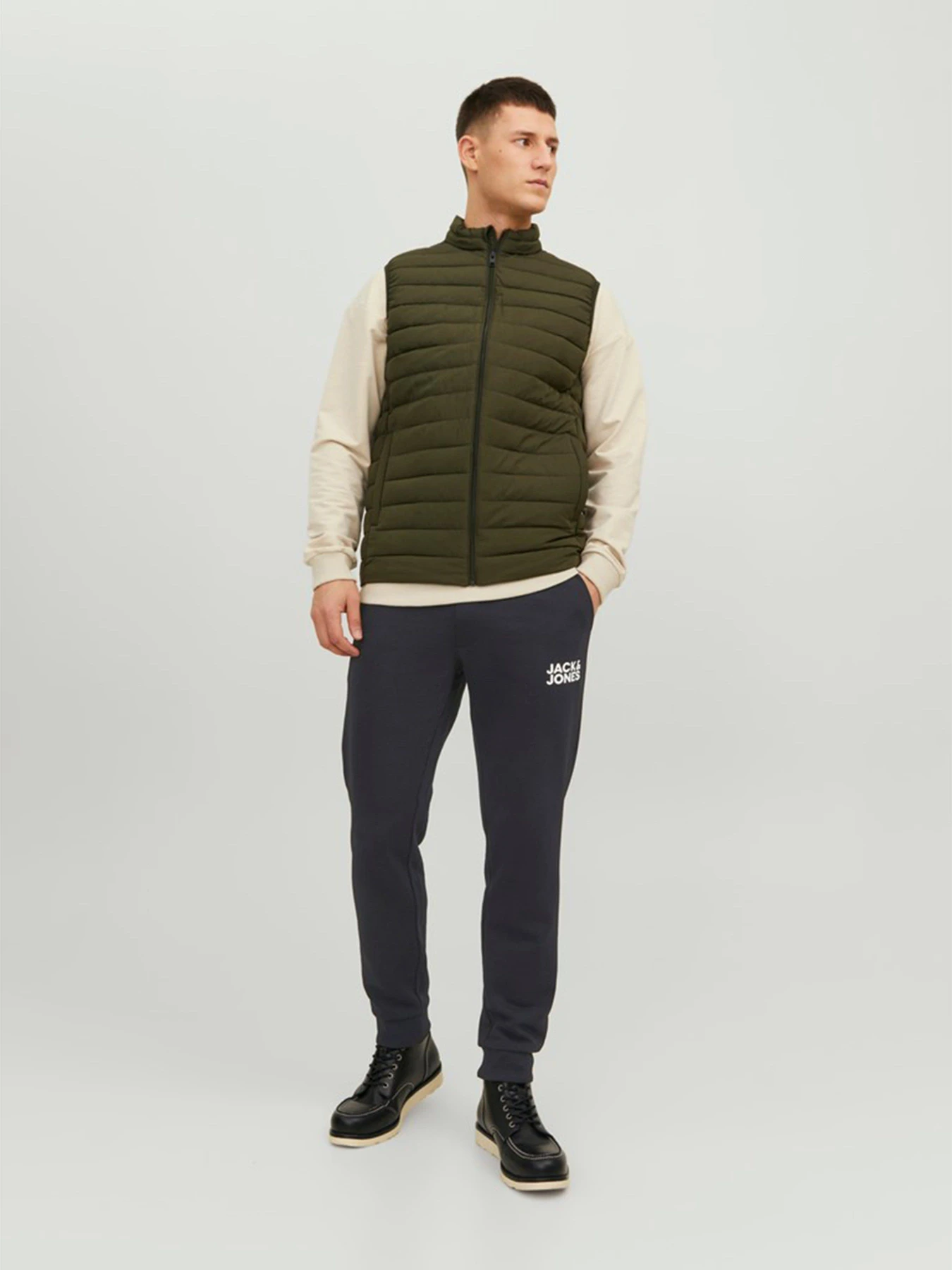 Брюки JACK & JONES модель 12178421_Black Брюки JACK & JONES модель 12178421_Black Фото