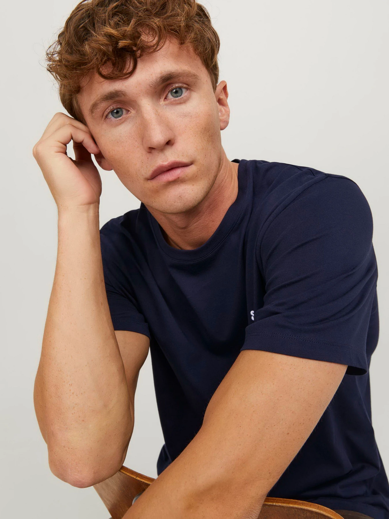 Футболки і поло JACK & JONES STAR JJ TEE модель 12245087_Navy Blazer Фото