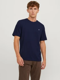 Футболки и поло JACK & JONES STAR JJ TEE модель 12245087_Navy Blazer Фото