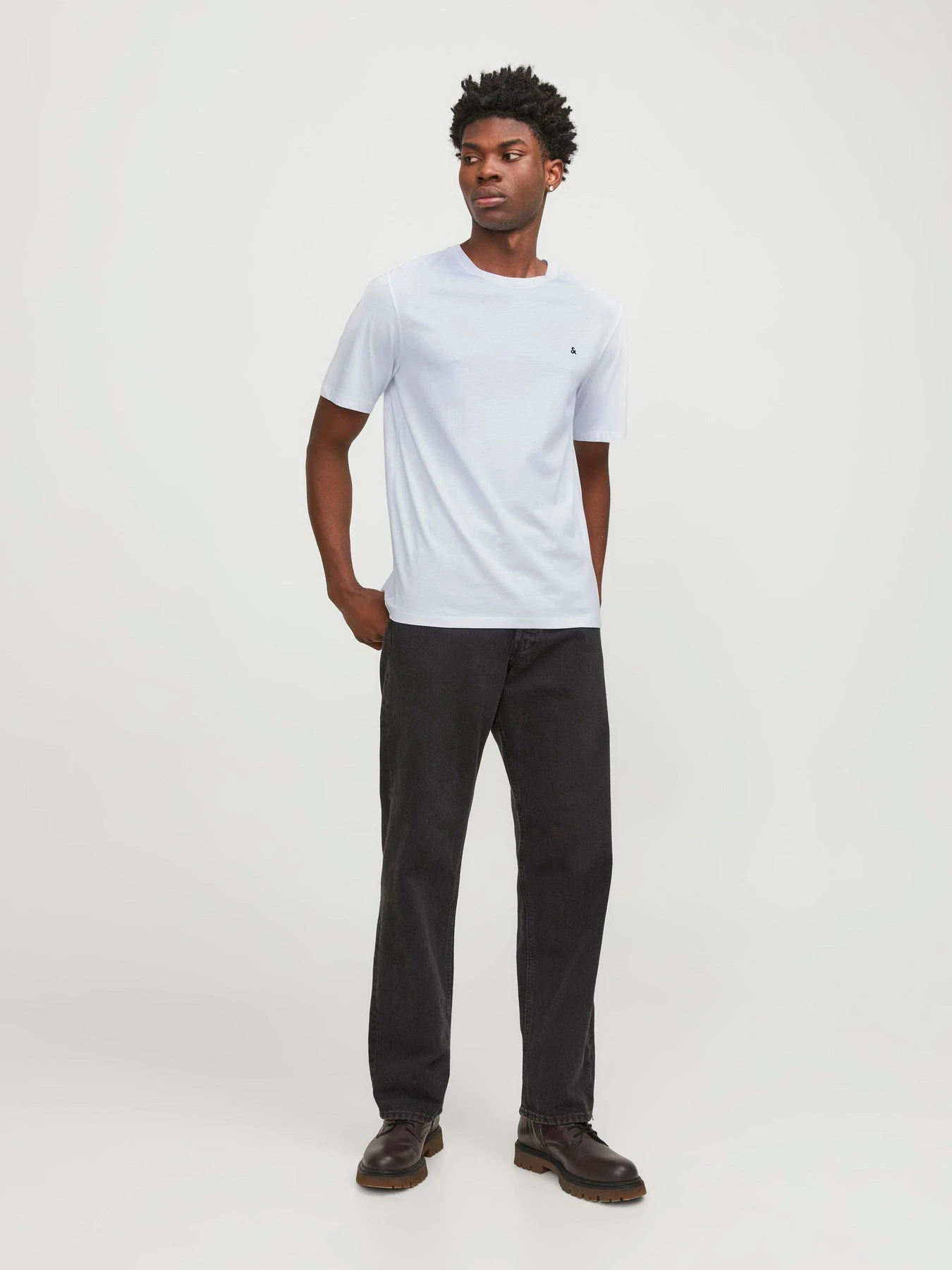 Футболки і поло JACK & JONES STAR JJ TEE модель 12245087_White Фото