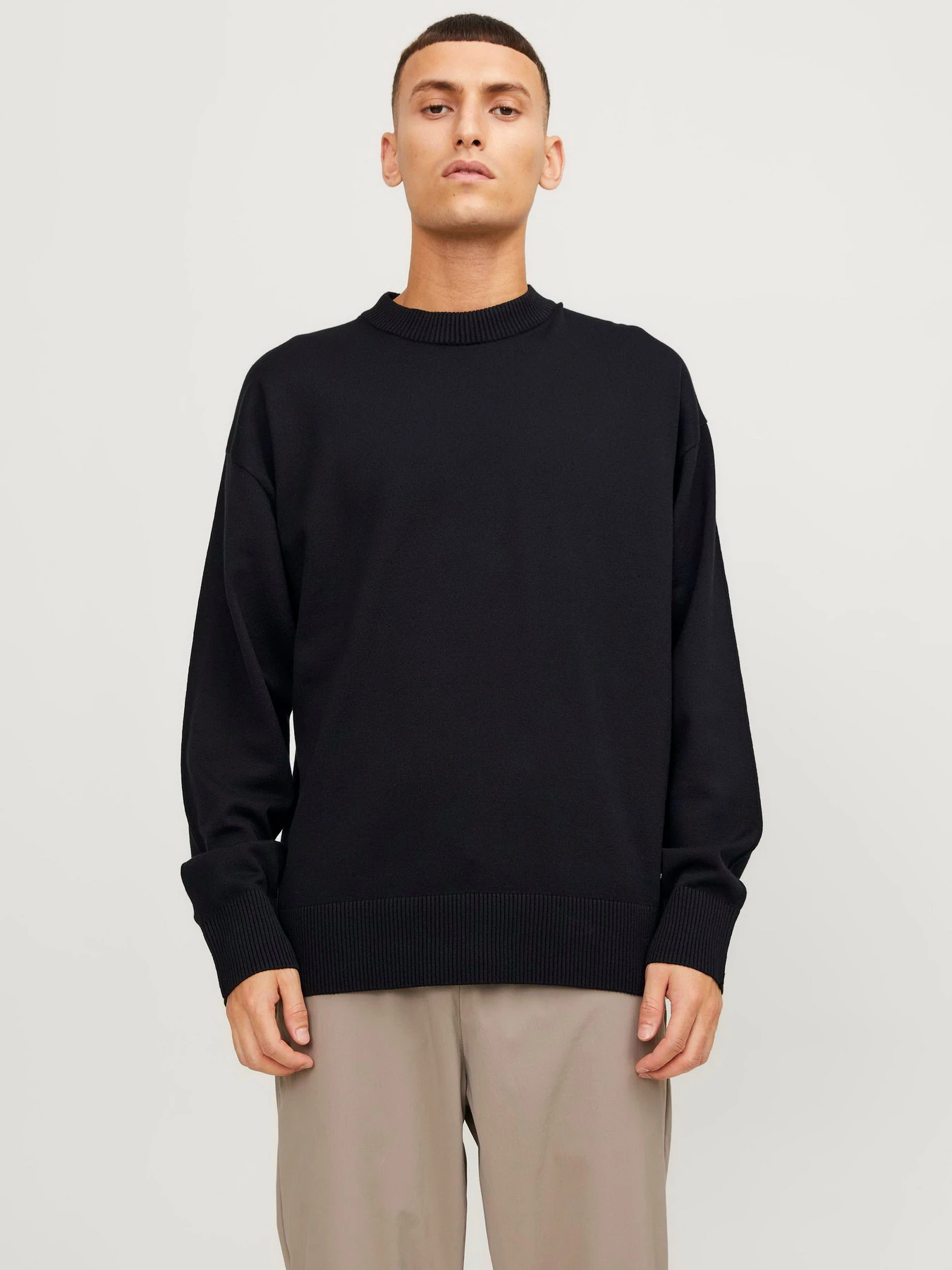 Свитры и кардиганы JACK & JONES модель 12251556_Black Свитры и кардиганы JACK & JONES модель 12251556_Black Фото