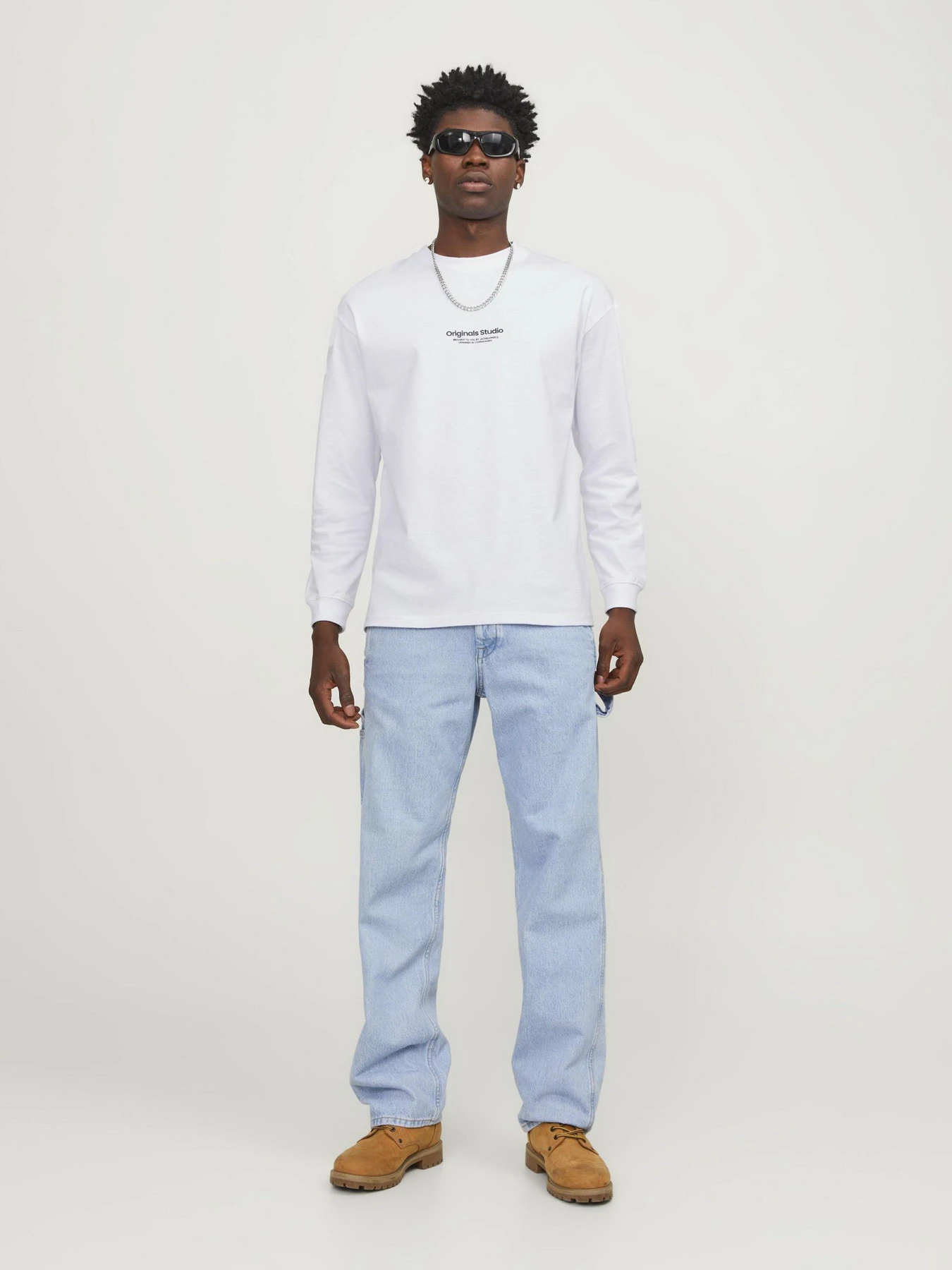 Худи и свитшоты JACK & JONES модель 12251775_Bright White Худи и свитшоты JACK & JONES модель 12251775_Bright White Фото
