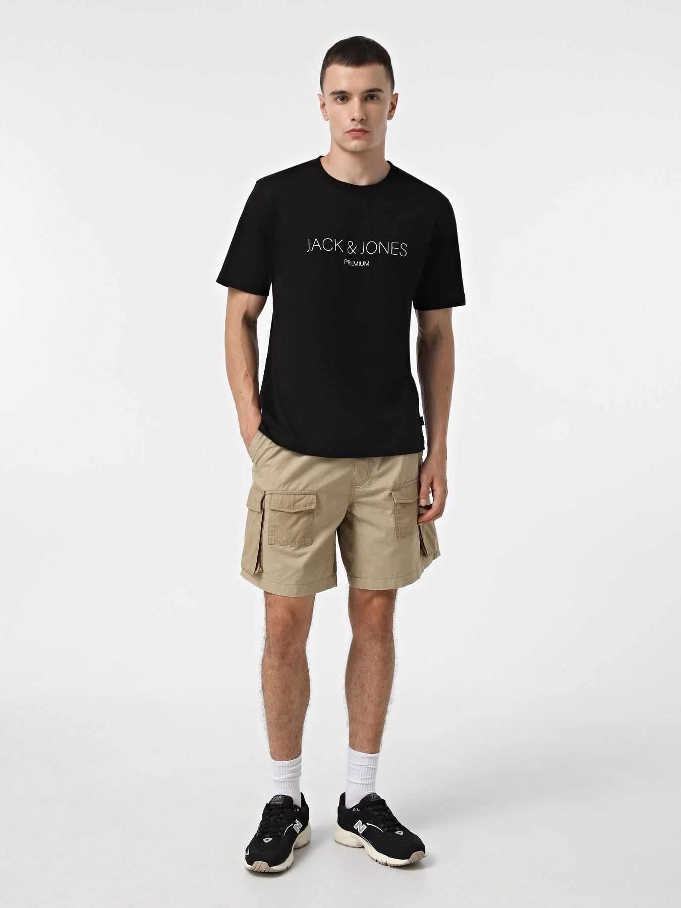Шорты JACK & JONES модель 12268333_Crockery Шорты JACK & JONES модель 12268333_Crockery Фото