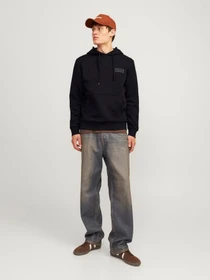 Худи и свитшоты JACK & JONES модель 12152840_Black Small Print/ Black Фото