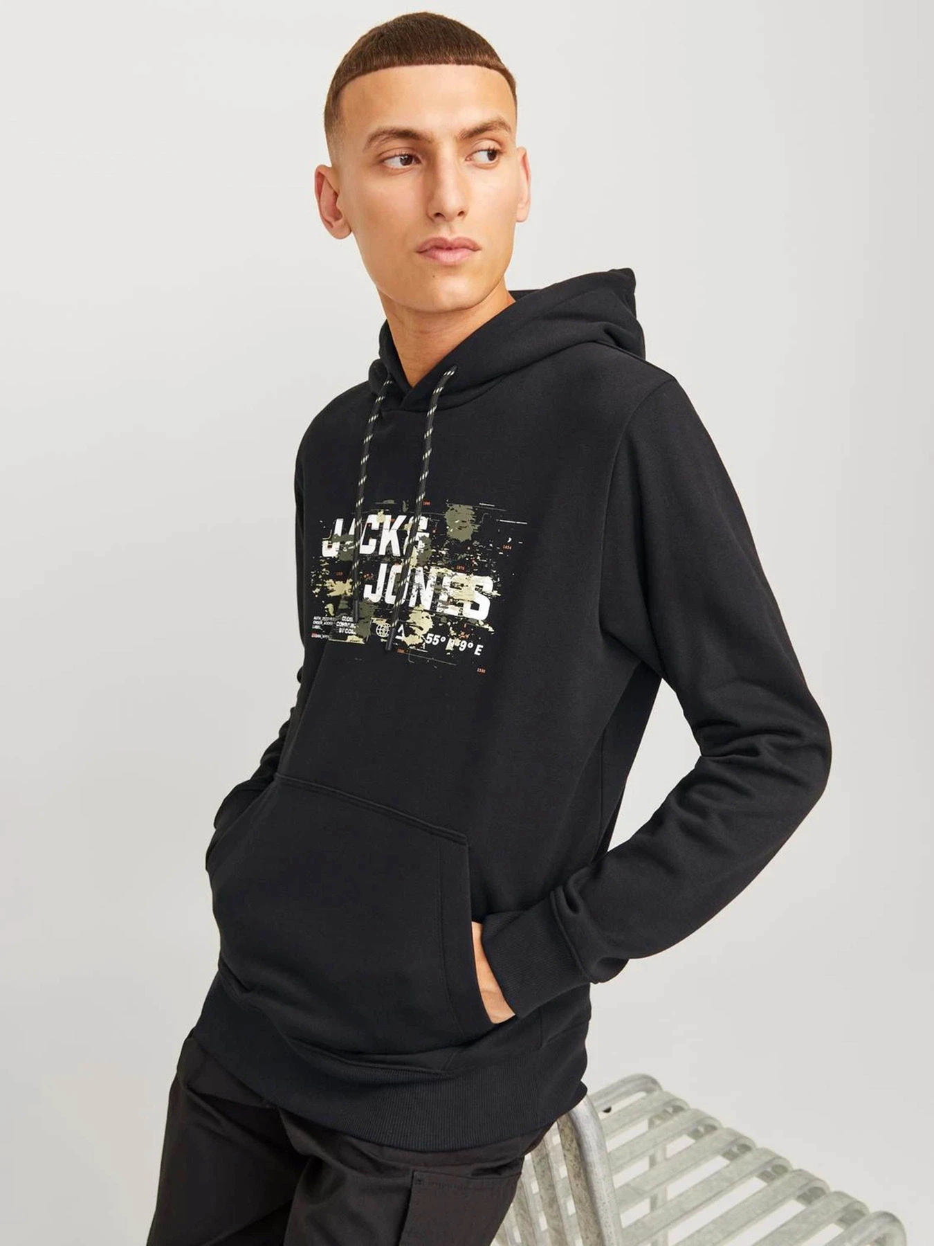 Худі та світшоти JACK & JONES модель 12261670_Black Фото