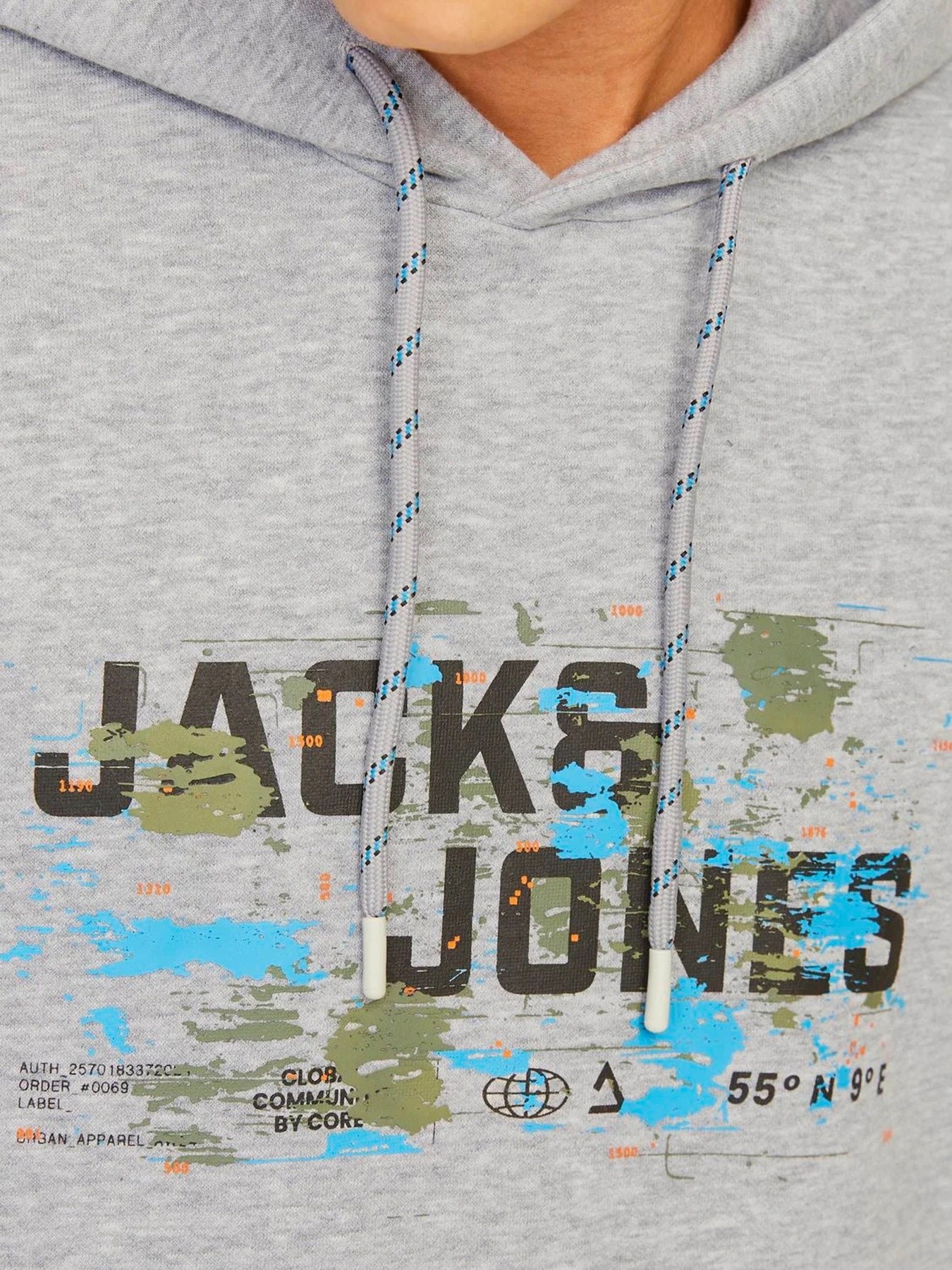Худи и свитшоты JACK & JONES модель 12261670_Light Grey Melange Худи и свитшоты JACK & JONES модель 12261670_Light Grey Melange Фото