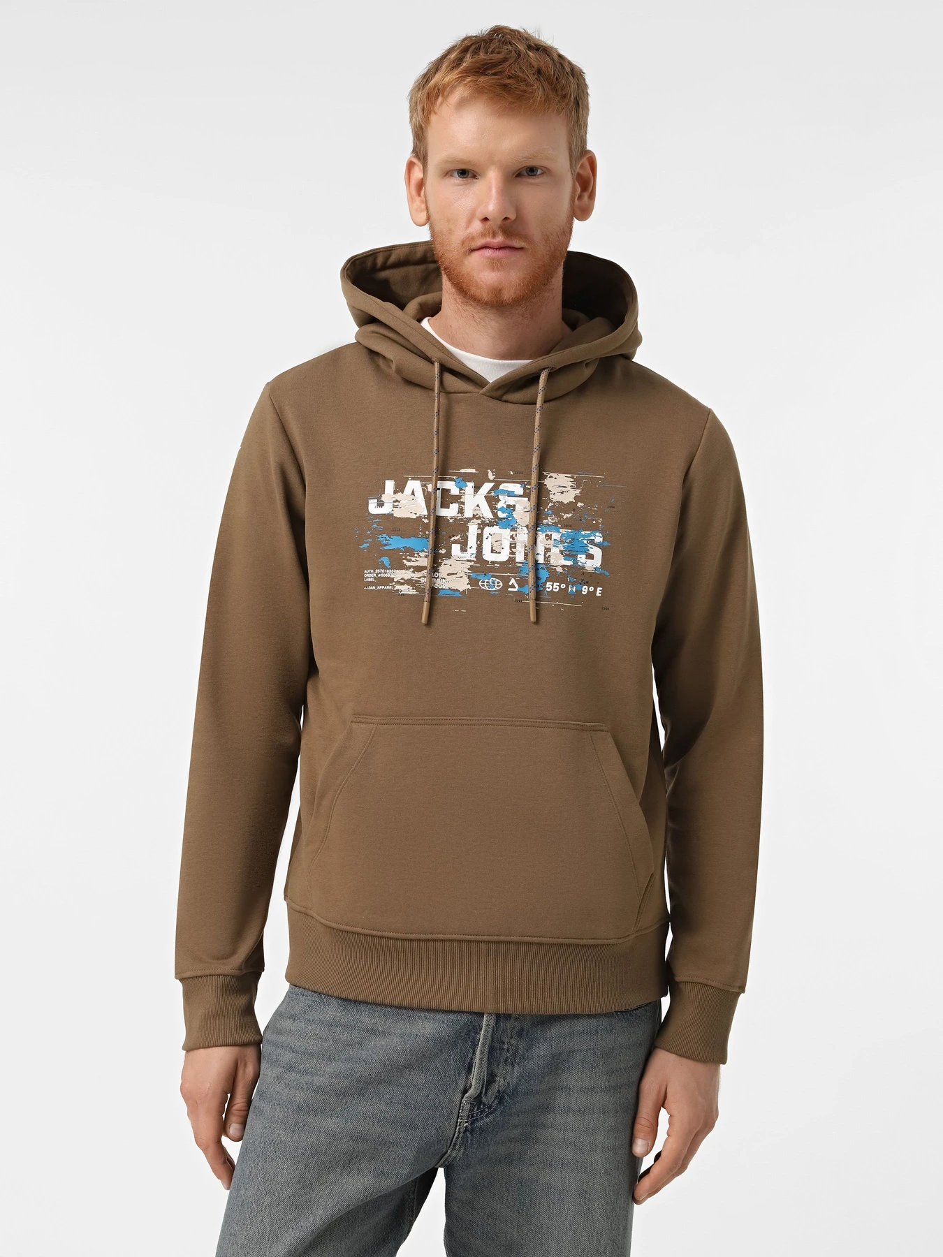 Худи и свитшоты JACK & JONES модель 12261670_Teak Худи и свитшоты JACK & JONES модель 12261670_Teak Фото