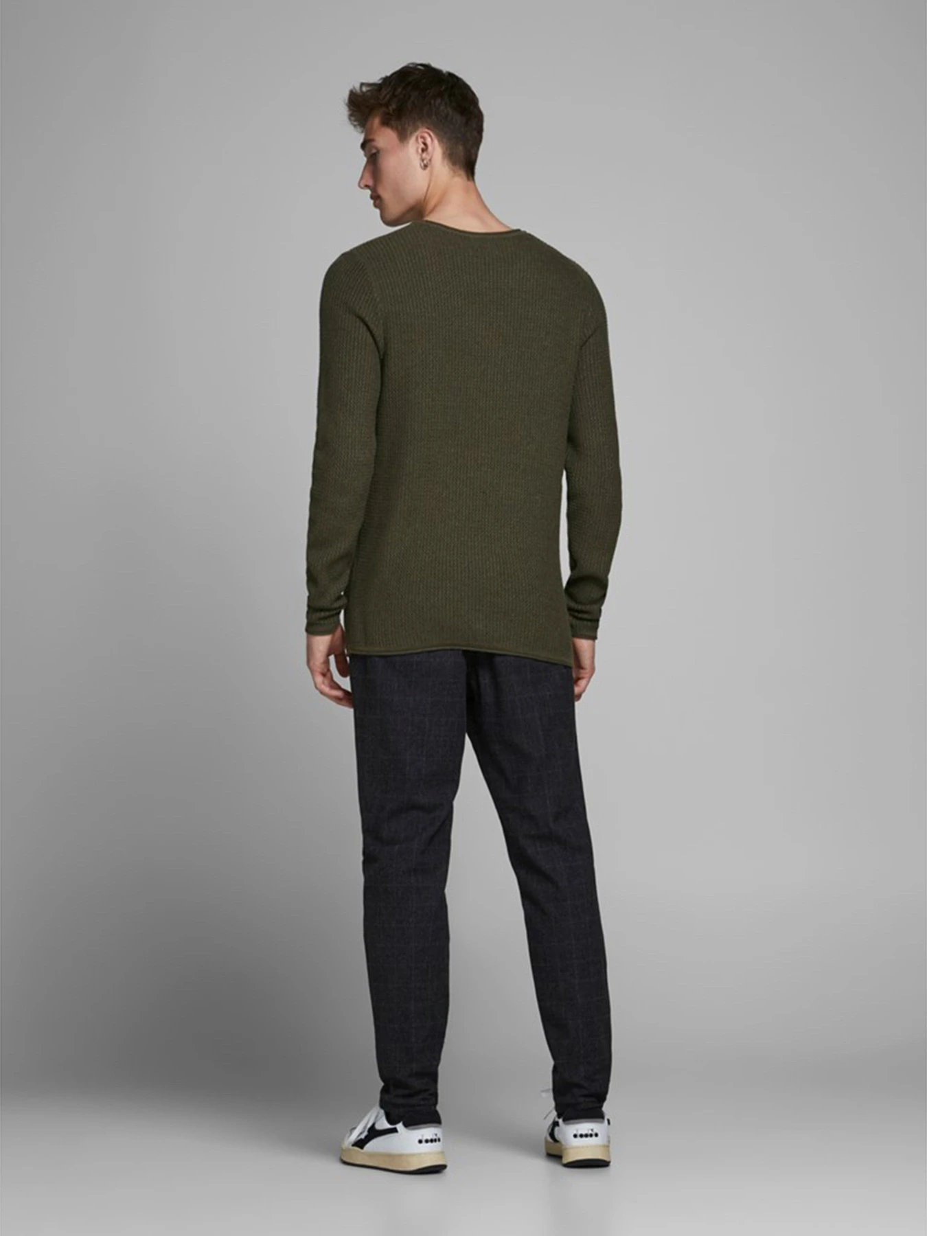 Свитры и кардиганы JACK & JONES модель 12179861_Olive Night Свитры и кардиганы JACK & JONES модель 12179861_Olive Night Фото