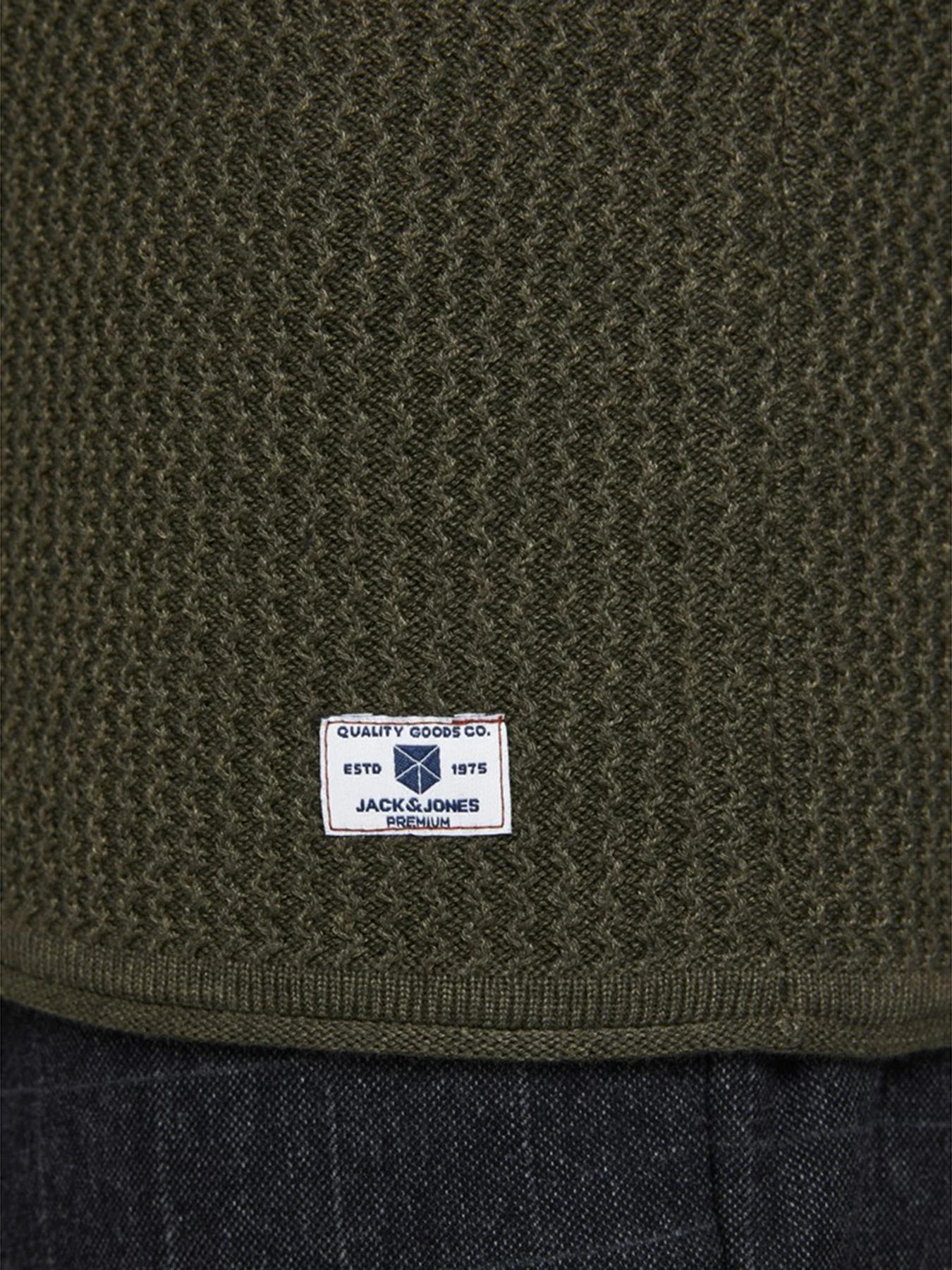 Свитры и кардиганы JACK & JONES модель 12179861_Olive Night Свитры и кардиганы JACK & JONES модель 12179861_Olive Night Фото