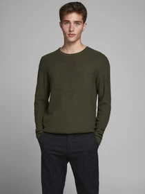 Свитры и кардиганы JACK & JONES модель 12179861_Olive Night Фото