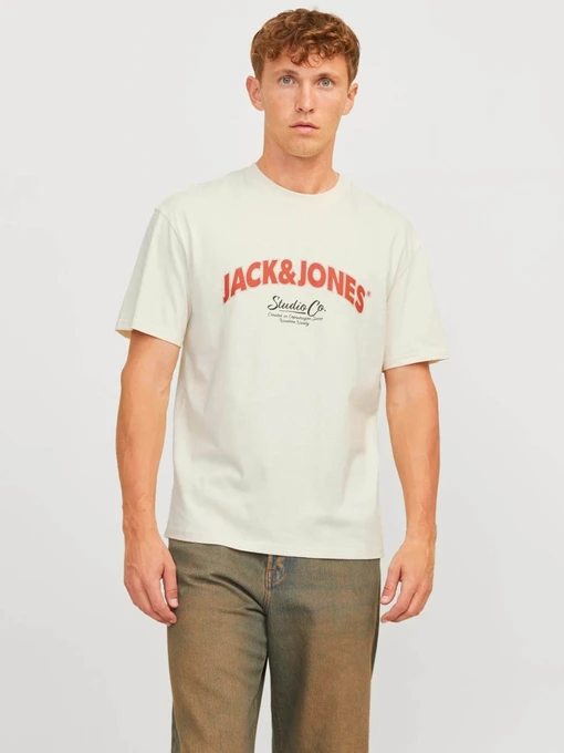Футболки і поло JACK & JONES модель 12262348_Antique White Фото